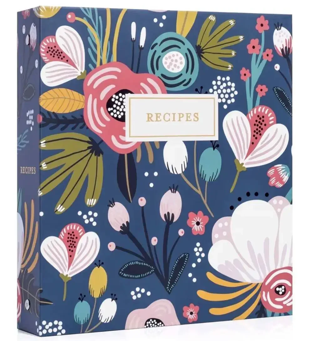 Jot & Mark Garden Floral 3-Ring Recipe Binder Organizer Set